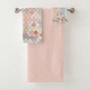 Muster Art Niedliche Muster Geometrie Badhandtuch Set