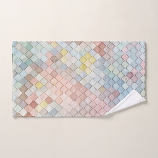 Muster Art Niedliche Muster Geometrie Badhandtuch Set (Handtuch)