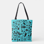 Muster Art Tote Bag Tasche (Rückseite)