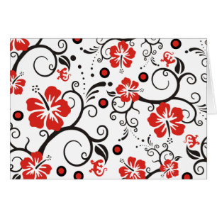 Muster ARTs - Hibiskus-Dekoration