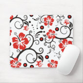 Muster ARTs - Hibiskus-Dekoration Mousepad (Mit Mouse)
