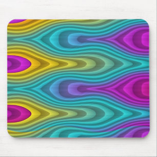 Muster ARTs - Streifen 3D farbig 19 Mousepad