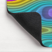 Muster ARTs - Streifen in 3D-Farbe 19 Mousepad (Ecke)