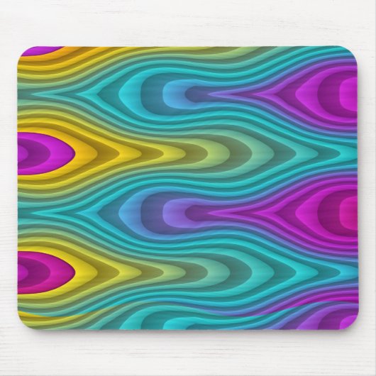 Muster ARTs - Streifen in 3D-Farbe 19 Mousepad (Vorne)