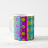 Muster ARTs - Streifen in 3D-Farbe 20 Kaffeetasse (Vorderseite Links)