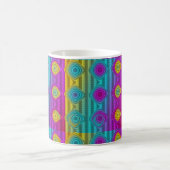 Muster ARTs - Streifen in 3D-Farbe 20 Kaffeetasse (Mittel)