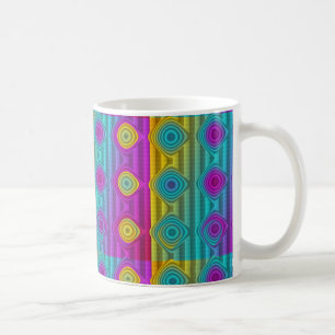 Muster ARTs - Streifen in 3D-Farbe 20 Kaffeetasse