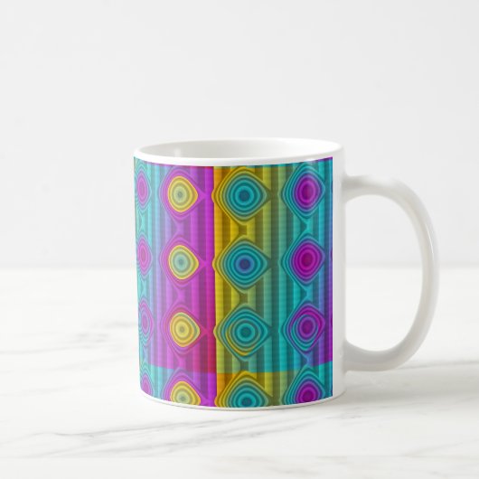 Muster ARTs - Streifen in 3D-Farbe 20 Kaffeetasse (Rechts)