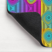 Muster ARTs - Streifen in 3D-Farbe 20 Mousepad (Ecke)
