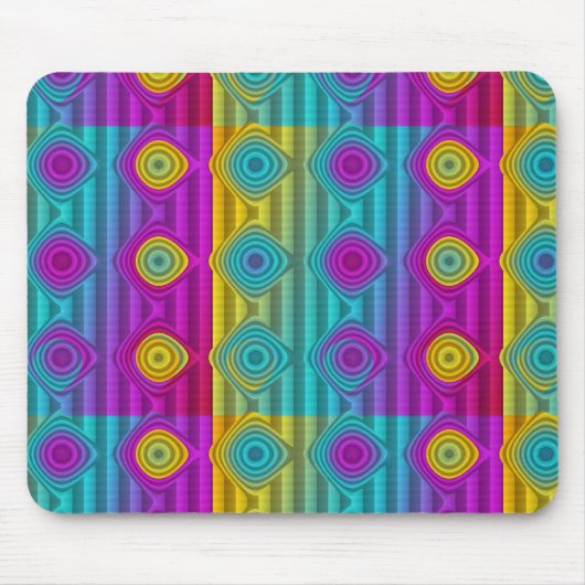 Muster ARTs - Streifen in 3D-Farbe 20 Mousepad (Vorne)