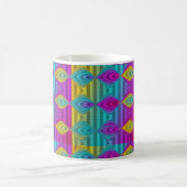 Muster ARTs - Streifen in 3D-Farbe 21 Kaffeetasse (Mittel)