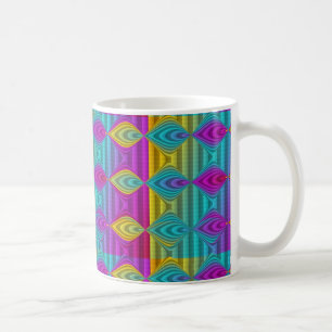 Muster ARTs - Streifen in 3D-Farbe 21 Kaffeetasse