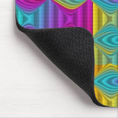 Muster ARTs - Streifen in 3D-Farbe 21 Mousepad (Ecke)