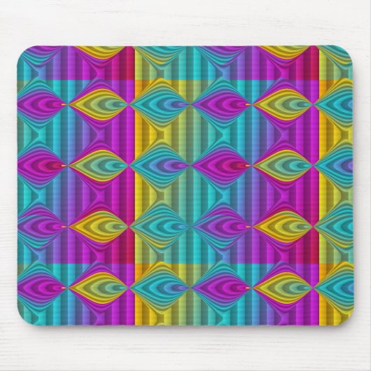 Muster ARTs - Streifen in 3D-Farbe 21 Mousepad (Vorne)
