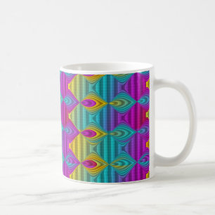 Muster ARTs - Streifen in 3D-Farbe 22 Kaffeetasse