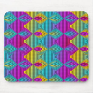 Muster ARTs - Streifen in 3D-Farbe 22 Mousepad