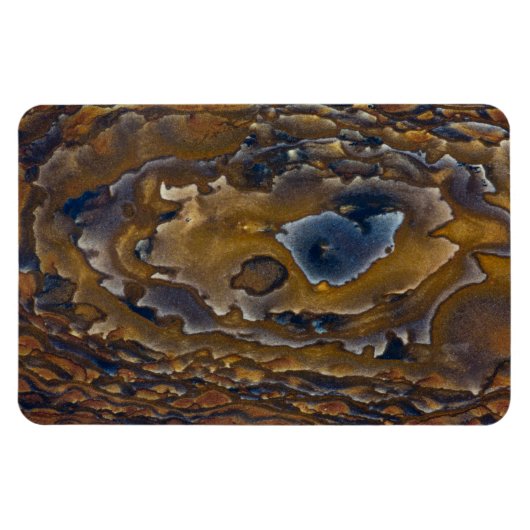 Muster auf Jasper-Slab drehen Magnet (Horizontal)
