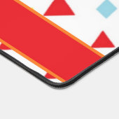 Muster auf weiß schreibtischunterlage (Ecke)