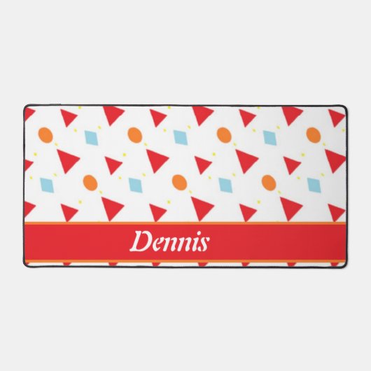 Muster auf weiß schreibtischunterlage (Vorderseite)