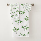 Muster aus Bambuszweigen Badhandtuch Set (Insitu)