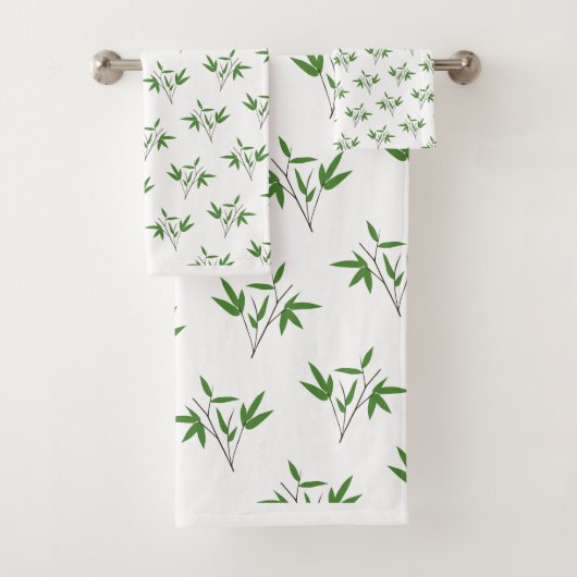 Muster aus Bambuszweigen Badhandtuch Set (Insitu)
