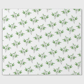 Muster aus Bambuszweigen Geschenkpapier (Flach)