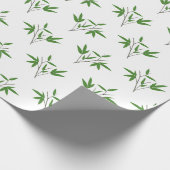 Muster aus Bambuszweigen Geschenkpapier (Ecke)