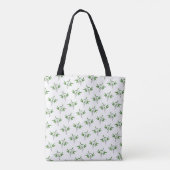 Muster aus Bambuszweigen Tasche (Rückseite)