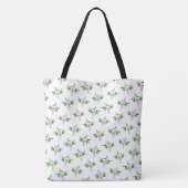 Muster aus Bambuszweigen Tasche (Rückseite)