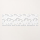 Muster aus blassgrauem und weißem, rosafarbenem Li Yogamatte (Rückseite (Horizontal))