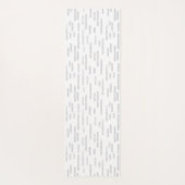 Muster aus blassgrauem und weißem, rosafarbenem Li Yogamatte (Rückseite)