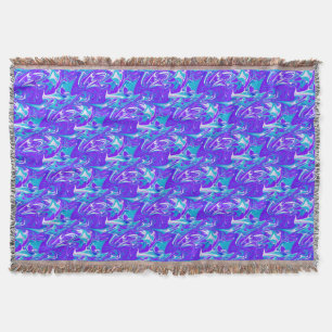 Muster aus blau-liquefiziertem Marmor, Decke