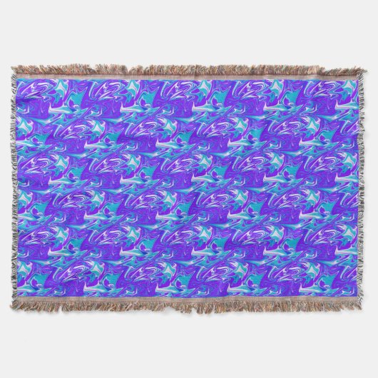Muster aus blau-liquefiziertem Marmor, Decke (Vorderseite)