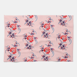 Muster aus Blumen Geschirrtuch