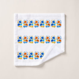 Muster aus Blumen  Waschlappen