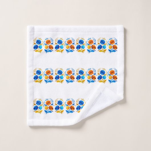 Muster aus Blumen Waschlappen (Waschlappen)