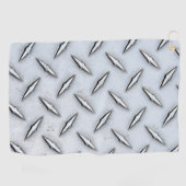 Muster aus Diamantplatte Golfhandtuch (Horizontal)