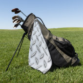 Muster aus Diamantplatte Golfhandtuch (Gras)