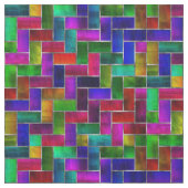 Muster aus Edelstahl aus Baumwolle Stoff (Nahaufnahme)