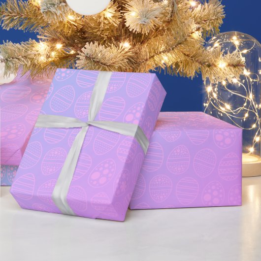 Muster aus Eiern mit verschiedenen Mustern Geschenkpapier (Feiertage)