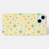 Muster aus farbenfrohen Retro-Sternen Case-Mate iPhone Hülle (Rückseite (Horizontal))