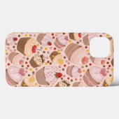 Muster aus feierlichen Kuchen Case-Mate iPhone Hülle (Rückseite (Horizontal))