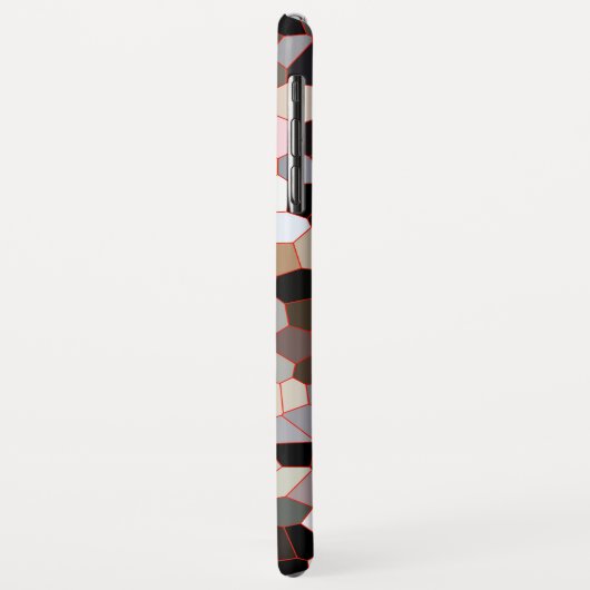 Muster aus festem Glas Case-Mate iPhone Hülle (Hinten/Links)