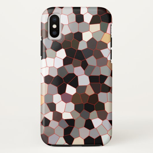 Muster aus festem Glas Case-Mate iPhone Hülle (Rückseite)