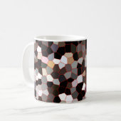 Muster aus festem Glas Kaffeetasse (Vorderseite Links)