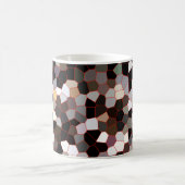 Muster aus festem Glas Kaffeetasse (Mittel)