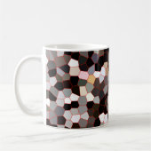 Muster aus festem Glas Kaffeetasse (Links)