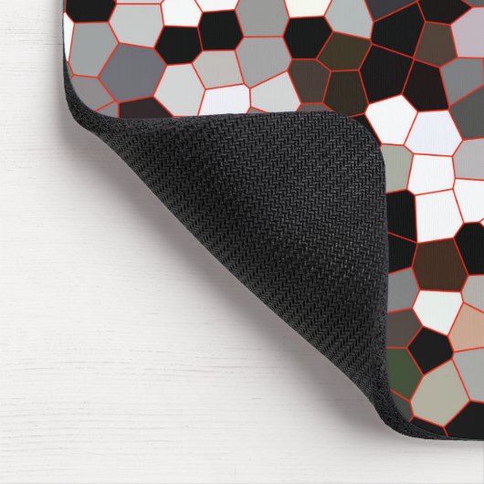 Muster aus festem Glas Mousepad (Ecke)
