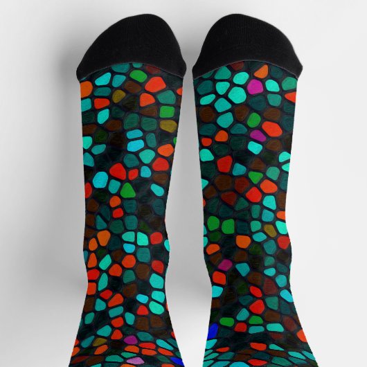 Muster aus festem Glas Socken (Oben)