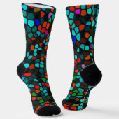 Muster aus festem Glas Socken (Gewinkelt)